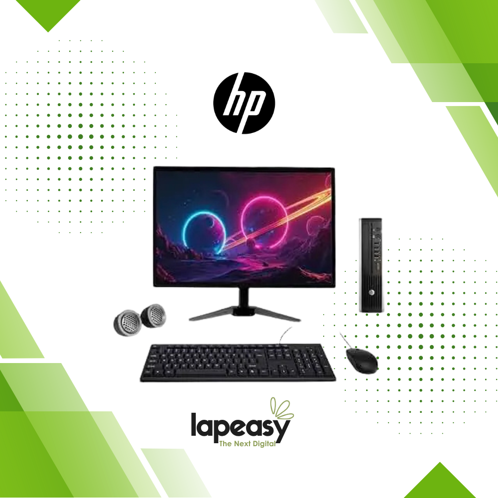 HP Compaq Elite Ultra-slim All-in-One Desktop Computer | Intel i5 3rd Gen | 19" HD LCD Monitor | Wired KB & Mouse | Speakers| Wi-Fi | Win 10 Pro | Refurbished